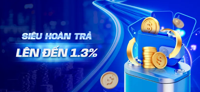 HD88 - Siêu hoàn trả lên đến 1.3%